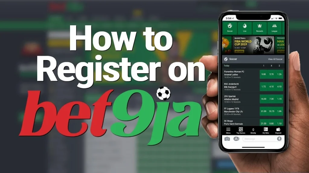 how to register Bet9ja